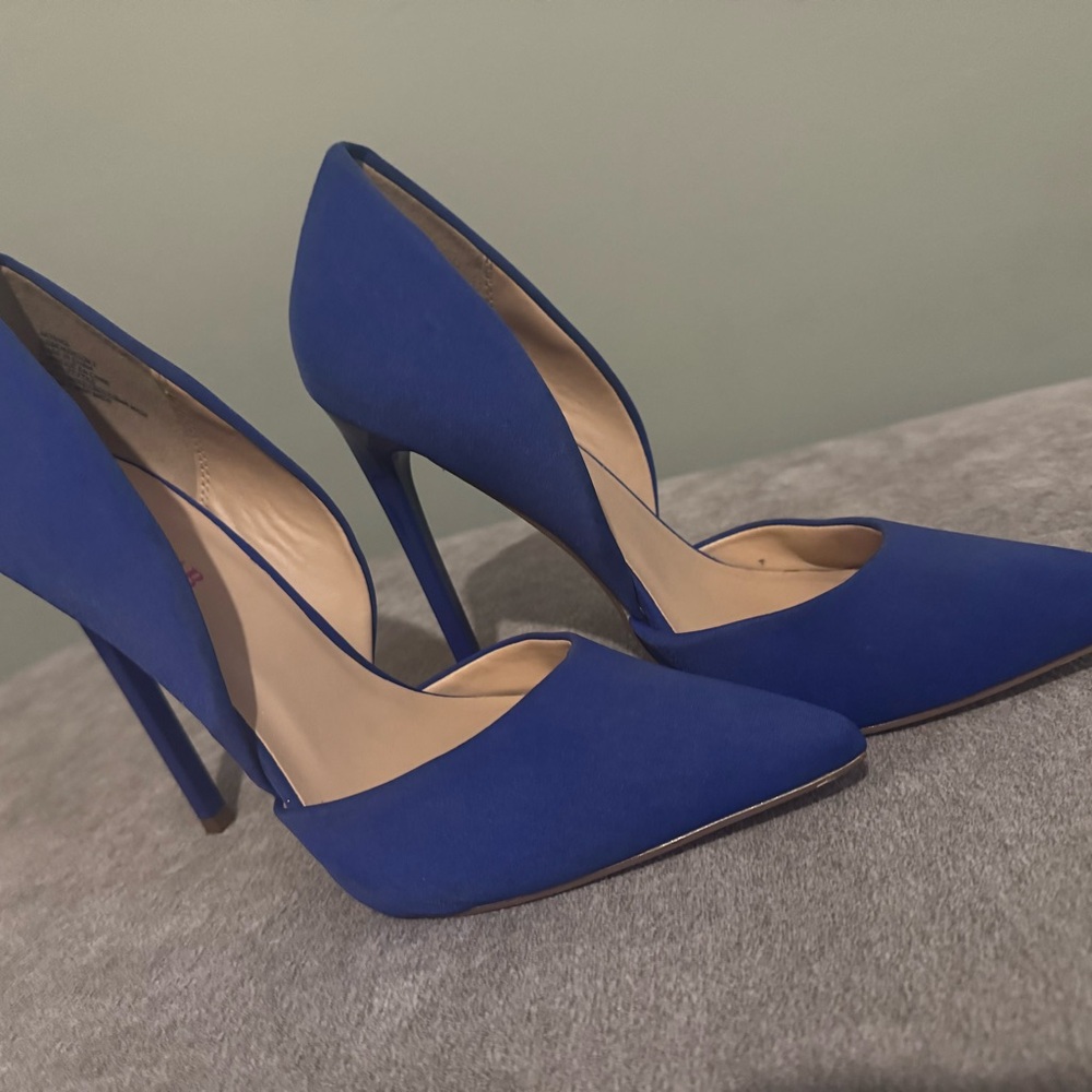 Elegant Blue Women's Heels